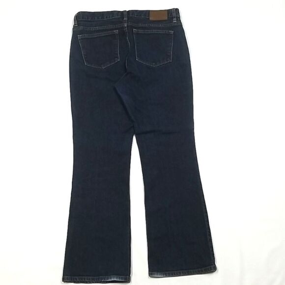 Ralph Lauren Jeans Women's 10 P Boot Cut Blue Denim Button Zip Closure - Picture 3 of 9